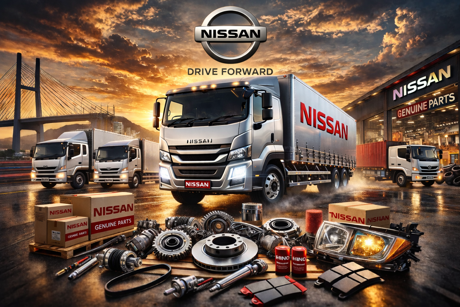 NISSAN UD：輸出対応の安定供給